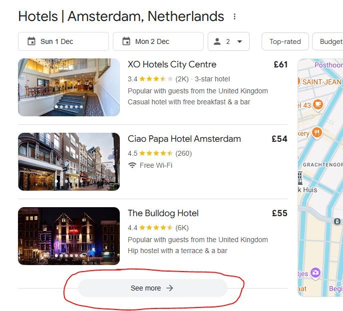 Google Hotels See More